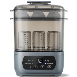 4-in-1 Baby Bottle Sterilizer, Dryer & 72H Storage